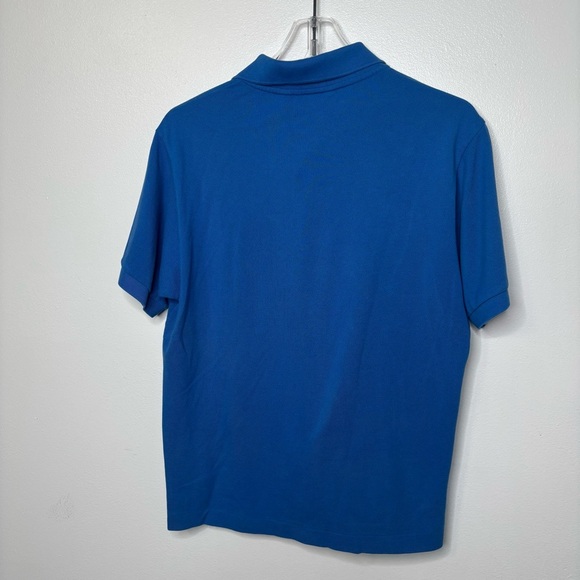 Lacoste Polo Classic Fit Medium Blue Short Sleeve Preppy Quiet Luxury Old Money - Picture 9 of 10